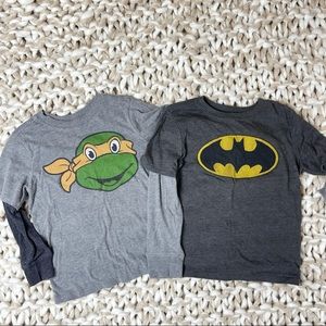 Old Navy Collectibilitees Batman Teenage Mutant Ninja Turtles T-Shirts